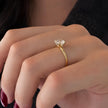1 Carat Round Cut Lab Grown Diamond Solitaire Ring - Mivaan Fine Jewelry