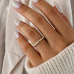 1.00 Carat Baguette Lab Grown Diamond Full Eternity Wedding Band - Mivaan Fine Jewelry