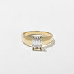 1.25 Carat Emerald Cut Lab Grown Diamond Engagement Ring in 14K Solid Gold - Mivaan Fine Jewelry