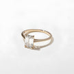 1.25 Carat Emerald Cut Lab Grown Diamond Solitaire Ring in Solid Gold - Mivaan Fine Jewelry