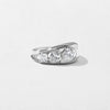 1.40 Carat Pear Cut Lab Diamond Three Stone Ring - Mivaan Fine Jewelry