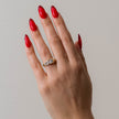 1.40 Carat Pear Cut Lab Diamond Three Stone Ring - Mivaan Fine Jewelry