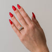1.40 Carat Round, Pear & Asscher Cut Lab Grown Diamond Three Stone Ring - Mivaan Fine Jewelry