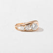 1.40 Carat Round, Pear & Asscher Cut Lab Grown Diamond Three Stone Ring - Mivaan Fine Jewelry