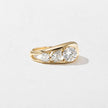1.40 Carat Round, Pear & Asscher Cut Lab Grown Diamond Three Stone Ring - Mivaan Fine Jewelry