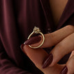 1.5 Carat Marquise Lab Grown Diamond Split Shank Solitaire Ring - Mivaan Fine Jewelry