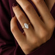 1.5 Carat Marquise Lab Grown Diamond Split Shank Solitaire Ring - Mivaan Fine Jewelry