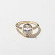 1.50 Carat Oval Cut Lab Grown Diamond Bezel Set Solitaire Ring in Solid Gold - Mivaan Fine Jewelry