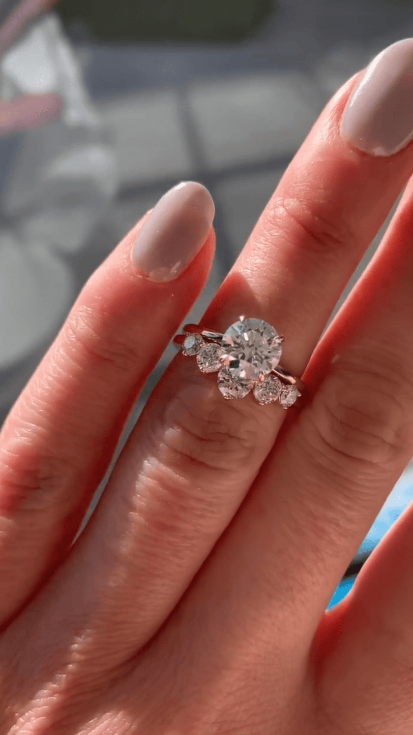 1.50 Carat Round Cut Hidden Halo Minimalist Diamond Engagement Ring - Mivaan Fine Jewelry
