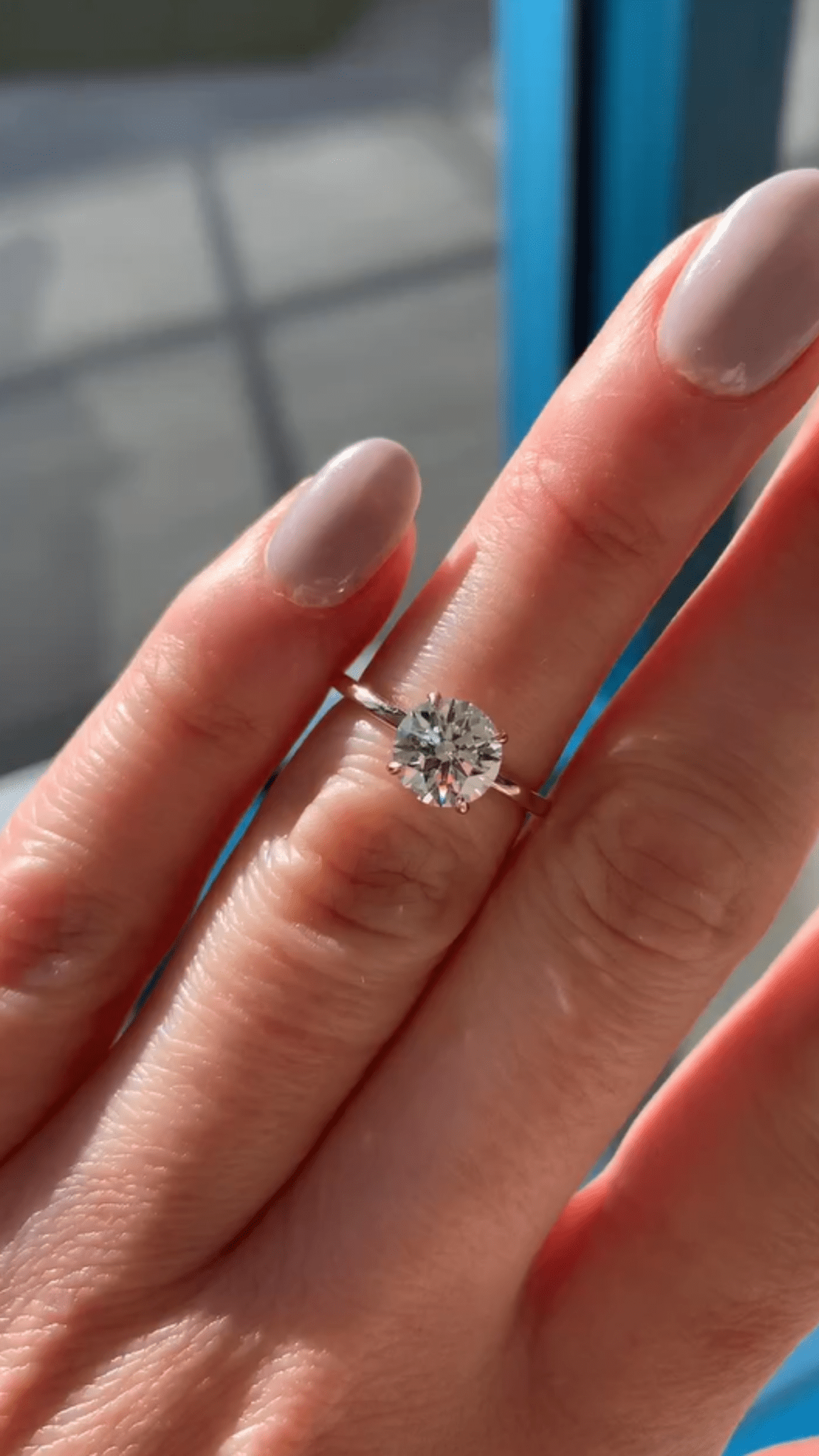 1.50 Carat Round Cut Hidden Halo Minimalist Diamond Engagement Ring - Mivaan Fine Jewelry