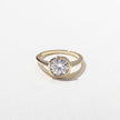 1.50 Carat Round Cut Lab Grown Diamond Bezel Set Solitaire Ring in Solid Gold - Mivaan Fine Jewelry