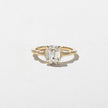 1.60 Carat Cushion Cut Lab Grown Diamond Nature-Inspired Solitaire Ring in 14K Solid Gold - Mivaan Fine Jewelry