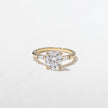 1.75 Carat Round Cut Lab Diamond Ring with Tapered Baguette Side Stones - Mivaan Fine Jewelry