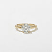 1.80 Carat Round Cut Lab Grown Diamond Nature-Inspired Solitaire Ring in 14K Solid Gold - Mivaan Fine Jewelry