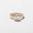 1.85 Carat Cushion Cut Lab Grown Diamond Wide Band Ring in 14K Solid Gold - Mivaan Fine Jewelry