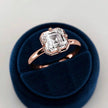 2 Carat Asscher Cut Lab Grown Diamond 4 Prong Set Ring for Women - Mivaan Fine Jewelry
