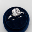 2 Carat Asscher Cut Lab Grown Diamond 4 Prong Set Ring for Women - Mivaan Fine Jewelry