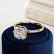 2 Carat Asscher Cut Lab Grown Diamond 4 Prong Set Ring for Women - Mivaan Fine Jewelry