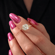 2 Carat Asscher Cut Lab Grown Diamond Bezel Set Ring 14K Solid Gold - Mivaan Fine Jewelry