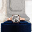 2 Carat Asscher Cut Lab Grown Diamond Ring for Women - Mivaan Fine Jewelry