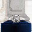 2 Carat Asscher Cut Lab Grown Diamond Ring for Women - Mivaan Fine Jewelry