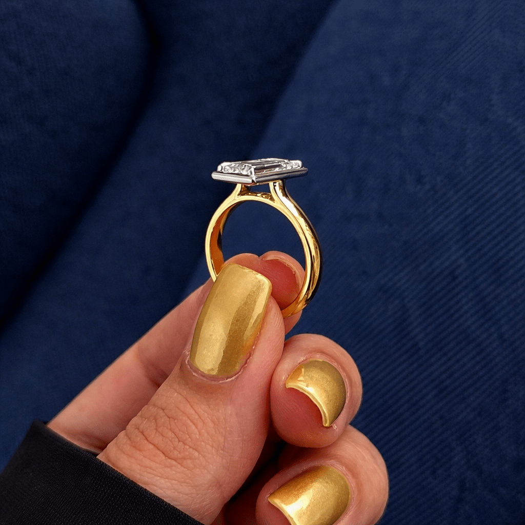 2 Carat Baguette Cut Lab Grown Diamond Engagement Ring - Mivaan Fine Jewelry