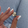 2 Carat Baguette Lab Grown Diamond Bezel Set Art Deco Engagement Ring - Mivaan Fine Jewelry