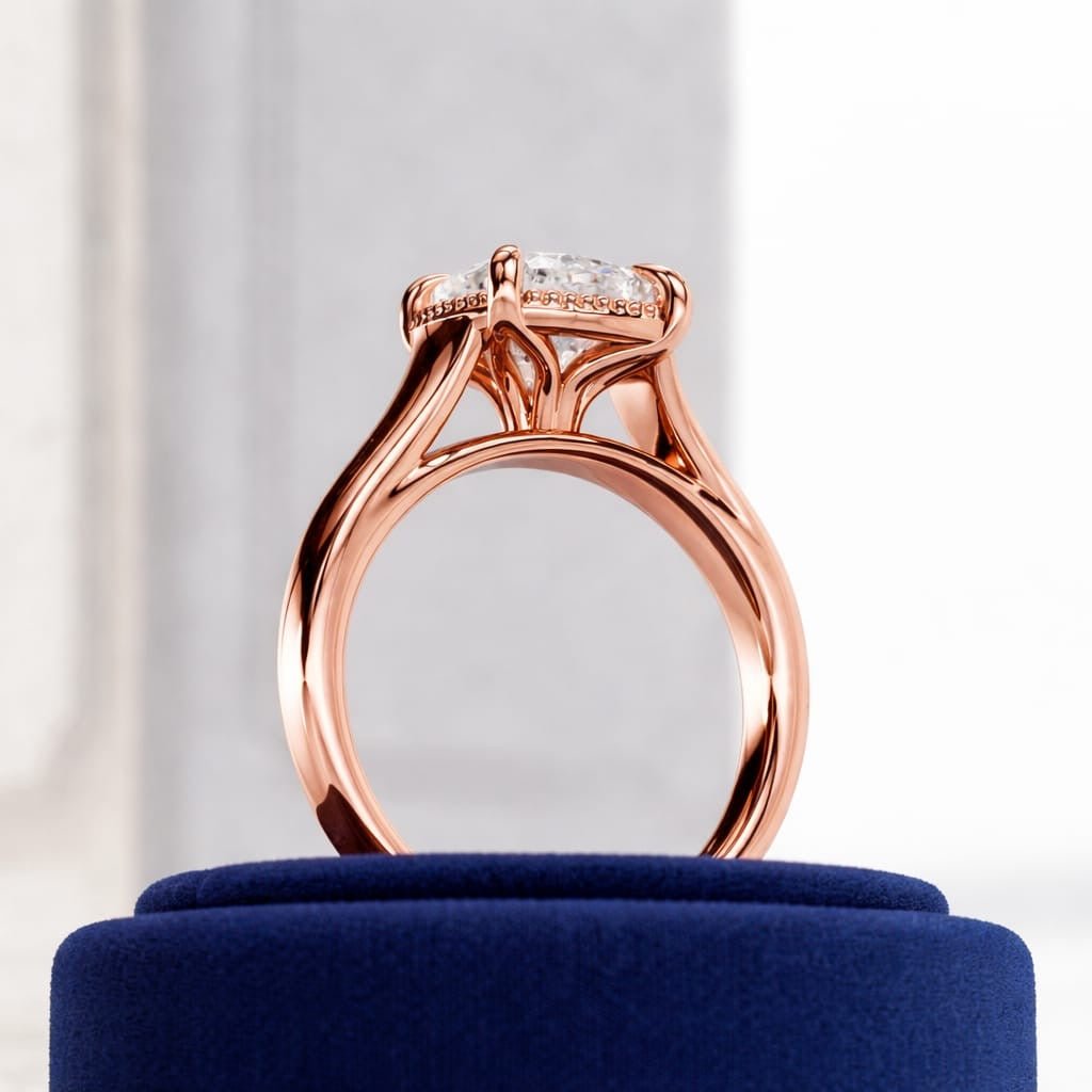 2 Carat Cushion Cut Lab Grown Diamond Engagement Ring - Mivaan Fine Jewelry