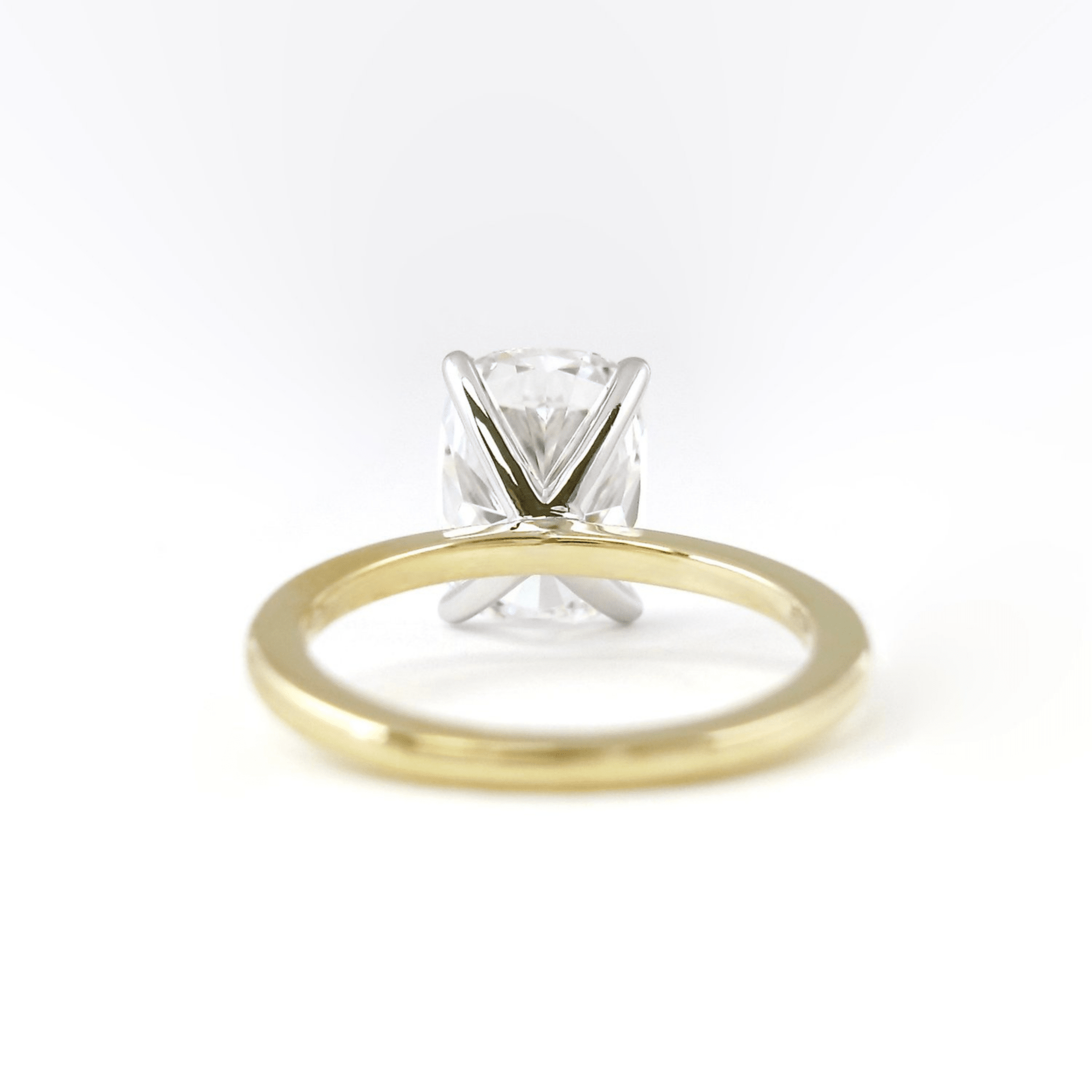 2 Carat Elongated Cushion Cut Diamond Wedding Ring for Women - Mivaan Fine Jewelry