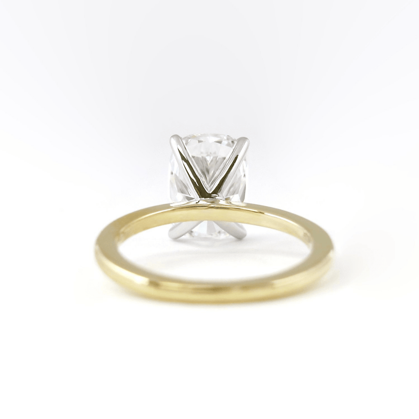 2 Carat Elongated Cushion Cut Diamond Wedding Ring for Women - Mivaan Fine Jewelry