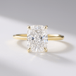 2 Carat Elongated Cushion Cut Diamond Wedding Ring for Women - Mivaan Fine Jewelry