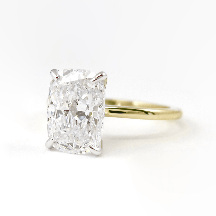 2 Carat Elongated Cushion Cut Diamond Wedding Ring for Women - Mivaan Fine Jewelry