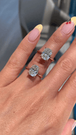 2 Carat Elongated Cushion Cut Diamond Wedding Ring for Women - Mivaan Fine Jewelry
