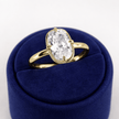 2 Carat Elongated Cushion Cut Lab Grown Diamond Ring - Mivaan Fine Jewelry