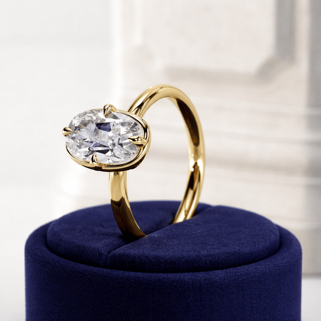 2 Carat Elongated Cushion Cut Lab Grown Diamond Ring - Mivaan Fine Jewelry