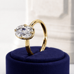 2 Carat Elongated Cushion Cut Lab Grown Diamond Ring - Mivaan Fine Jewelry