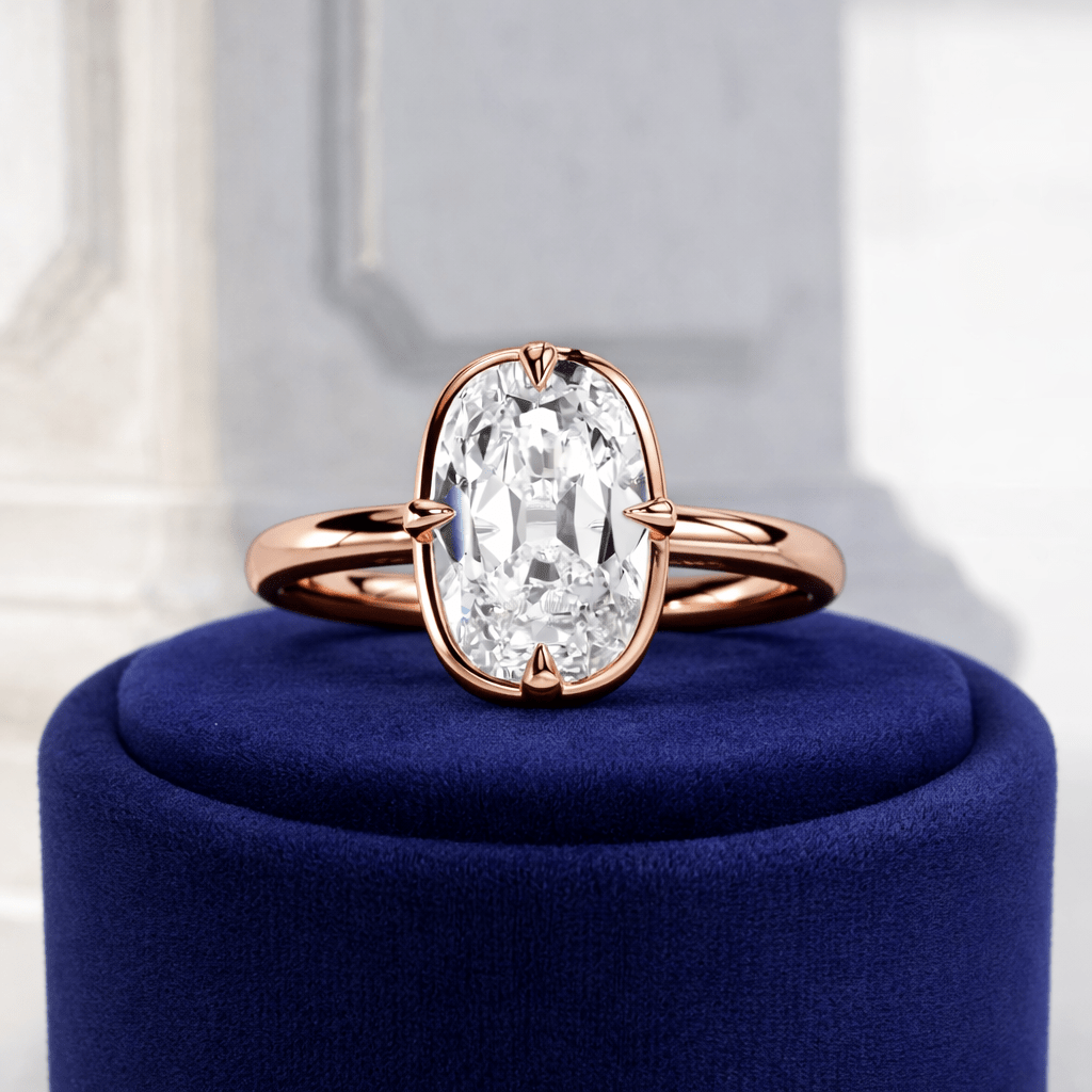 2 Carat Elongated Cushion Cut Lab Grown Diamond Ring - Mivaan Fine Jewelry