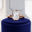2 Carat Elongated Cushion Cut Lab Grown Diamond Ring - Mivaan Fine Jewelry