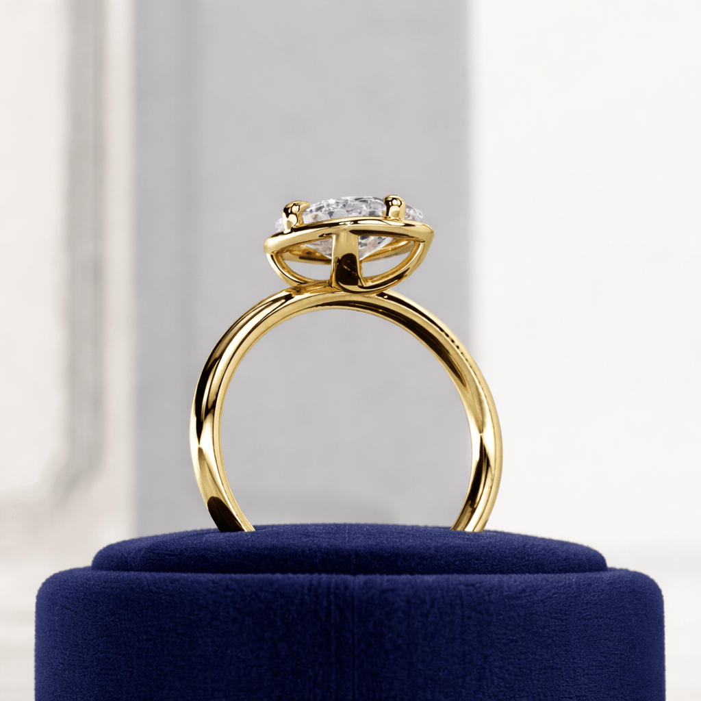 2 Carat Elongated Cushion Cut Lab Grown Diamond Ring - Mivaan Fine Jewelry