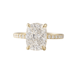 2 Carat Elongated Cushion Lab Diamond Engagement Ring in 14K Gold - Mivaan Fine Jewelry