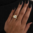 2 Carat Emerald Cut Lab Grown Diamond Bezel Set Solitaire Ring - Mivaan Fine Jewelry
