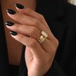 2 Carat Emerald Cut Lab Grown Diamond Bezel Set Solitaire Ring - Mivaan Fine Jewelry