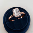 2 Carat Emerald Cut Lab Grown Diamond Prong Set Ring for Women - Mivaan Fine Jewelry