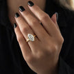 2 Carat Marquise Cut Lab Grown Diamond Ring for Women Bezel Prong Set - Mivaan Fine Jewelry