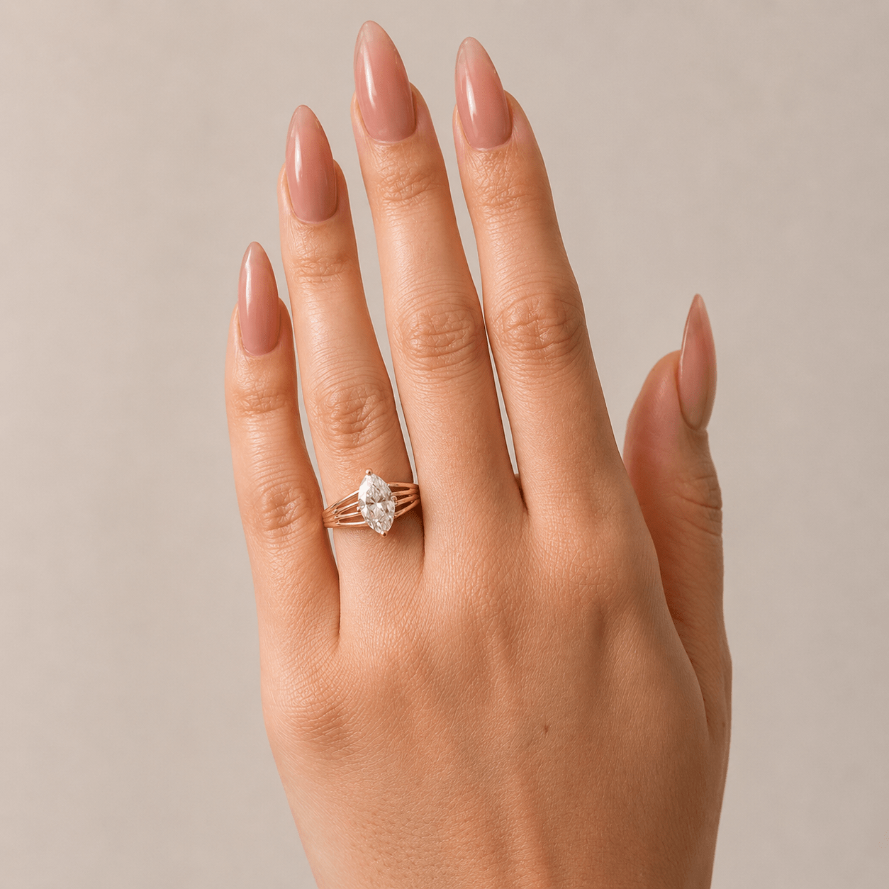 2 Carat Marquise Cut Lab Grown Diamond Solitaire Ring - Mivaan Fine Jewelry