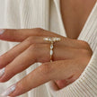 2 Carat Marquise Lab Grown Diamond Engagement Ring 6 Prong Set - Mivaan Fine Jewelry