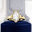 2 Carat Marquise Lab Grown Diamond Prong Set Ring for Women - Mivaan Fine Jewelry