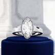 2 Carat Marquise Lab Grown Diamond Prong Set Ring for Women - Mivaan Fine Jewelry