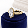2 Carat Marquise Lab Grown Diamond Prong Set Ring for Women - Mivaan Fine Jewelry