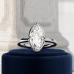 2 Carat Marquise Prong Set Lab Grown Diamond Ring for Women - Mivaan Fine Jewelry